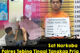 Sat Narkoba Polres Tebing Tinggi Tangkap Pria Pengangguran Saat Bawa Sabu